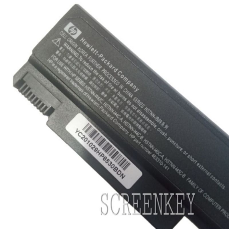 Baterai Batre Laptop HP 6530B 6535B 6730B 6735B 6440B 6450B 6540B 6545B 6550B 6555B HSTNN-IB69 IB68