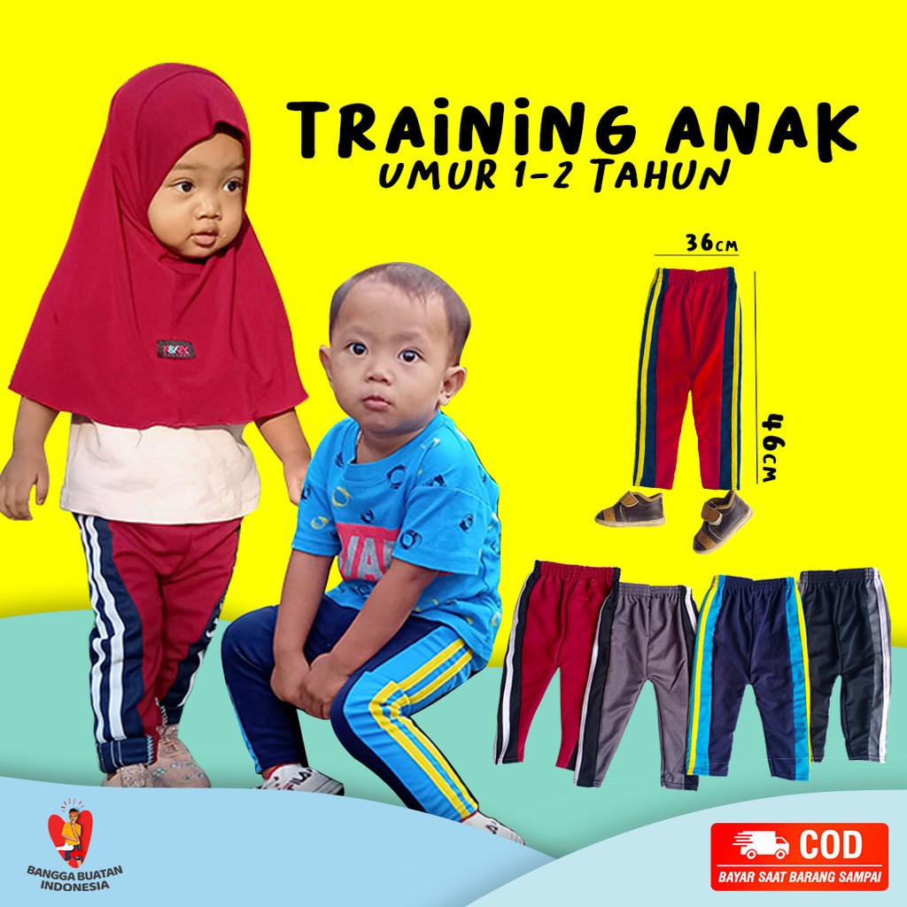 Training anak Training olahraga anak Training anak celana bermain anak
