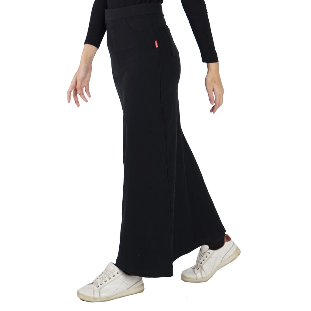 DAUKY ROK WANITA  ALINE-HITAM 801
