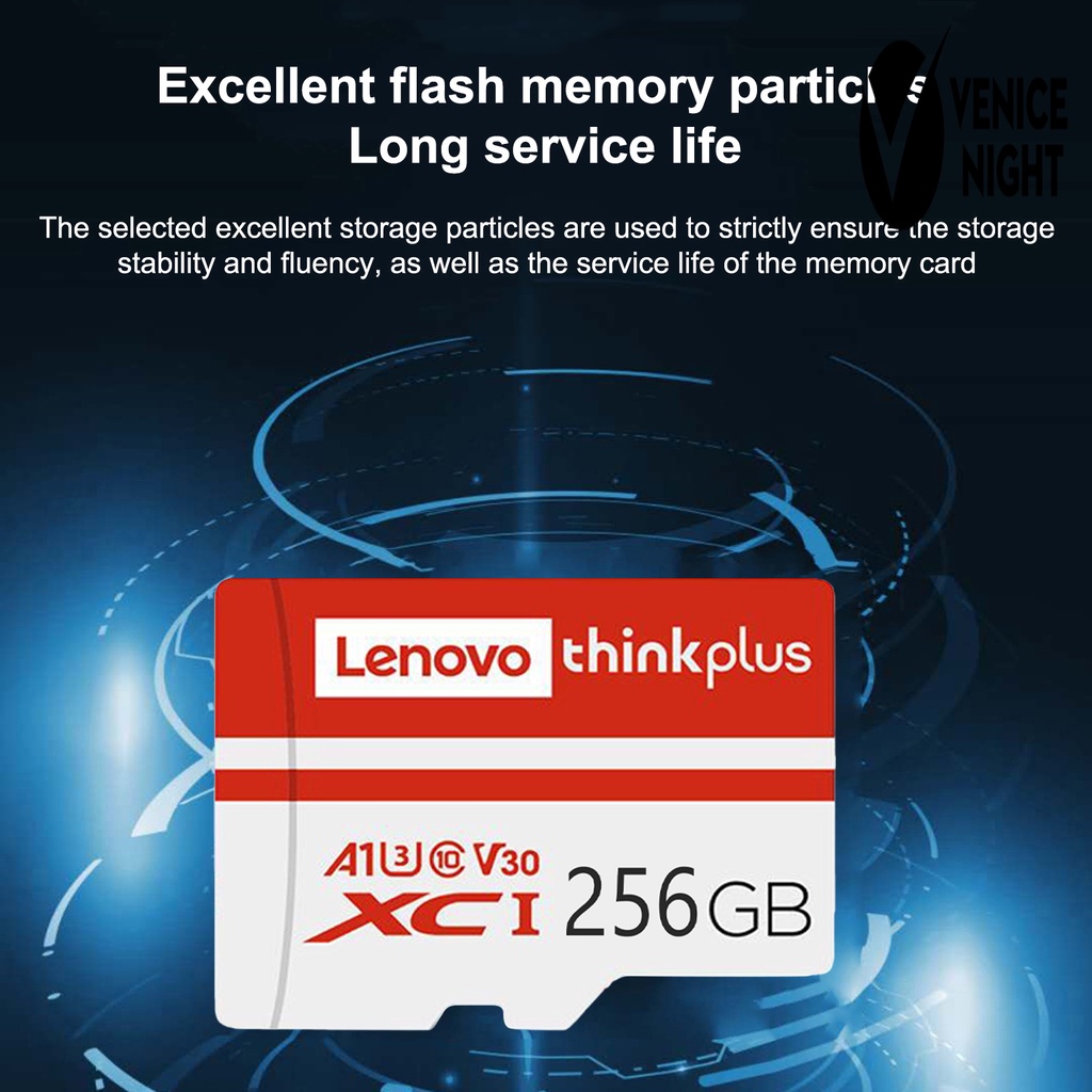 (SC) Lenovo 128GB / 256GB / 512GB Memory Card TF / SD Card High speed Stabil Efisien Universal