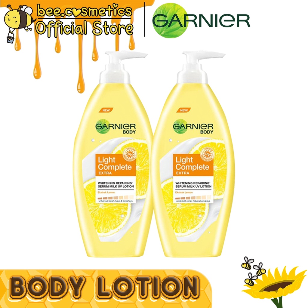 Jual Garnier Light Complete Whitening Serum Milk Uv Body Lotion Ml