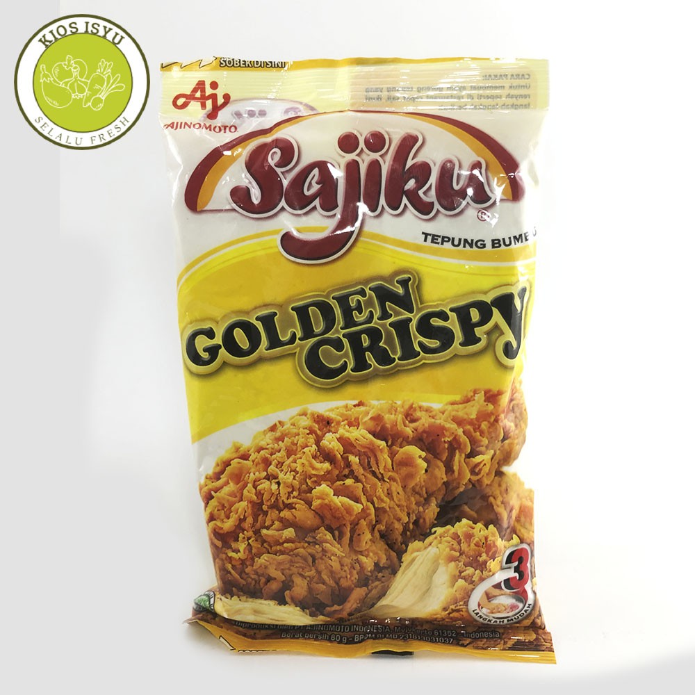 

Sajiku Tepung Bumbu Golden Crispy 80gr