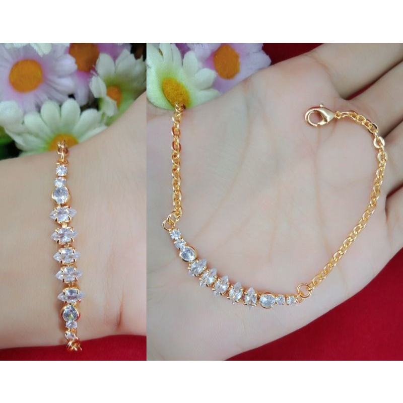 gelang serut emas muda