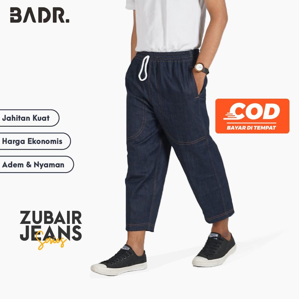 [KODE 4706] Celana Sirwal Pria Dewasa Jeans Ukuran M dan L/XL Model Pensil La Isbal Zubair Series by
