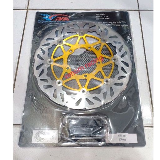 disc psm titanium floating 300mm vixion fi old/ piringan cakram psm cnc 300 mm depan vixion lama
