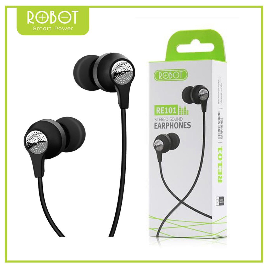 Earphone Robot RE101 Garansi