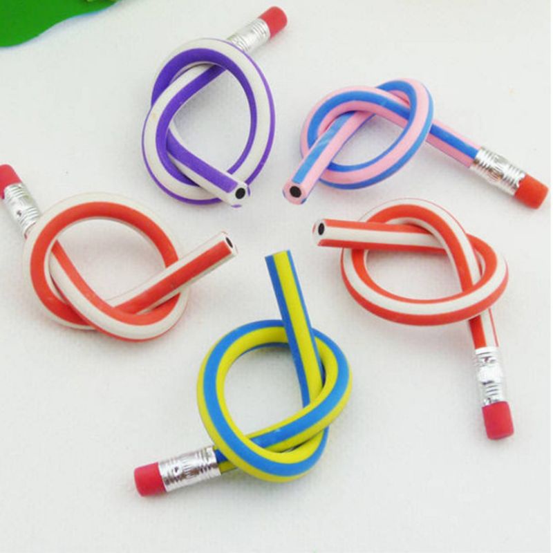 

PENSIL FLEXSIBLE LENTUR / PENSIL GULUNG UNIK LUCU