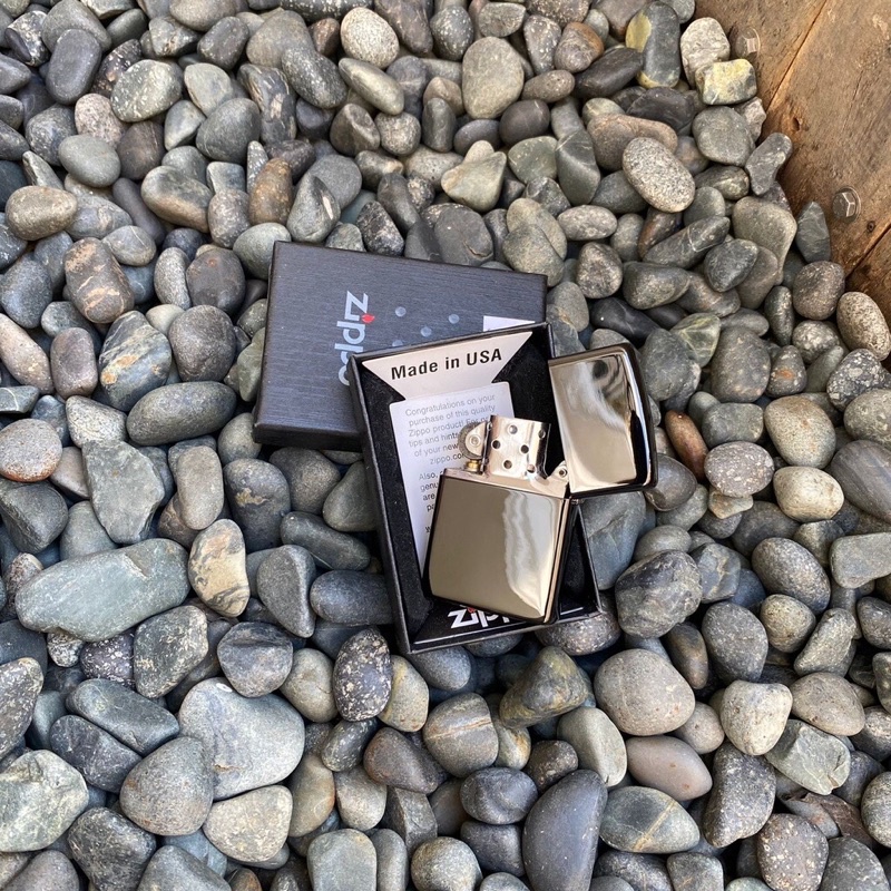 COD- Korek Api Zippo Black Ice Motif Premium Rolisstore