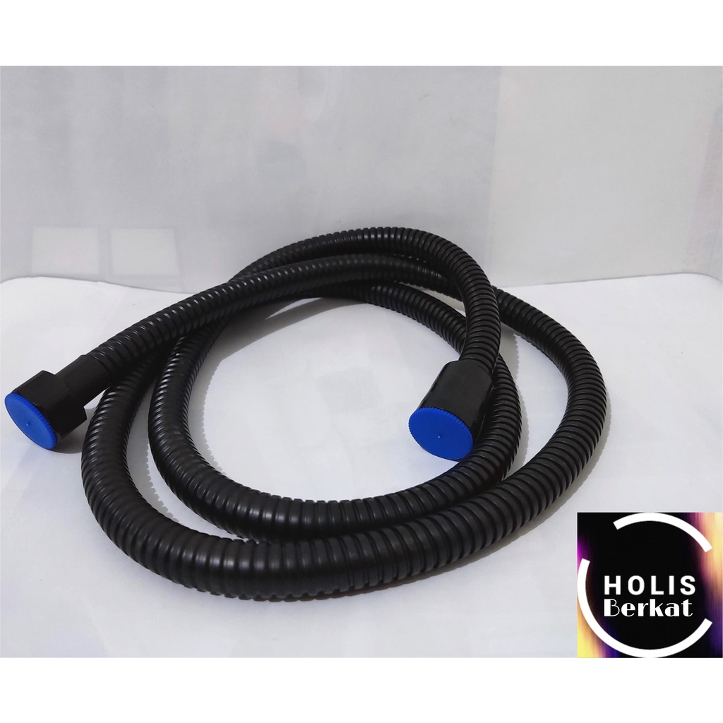 Selang Shower Mandi / Toilet Fleksibel HITAM 1.5 Meter / 150 cm