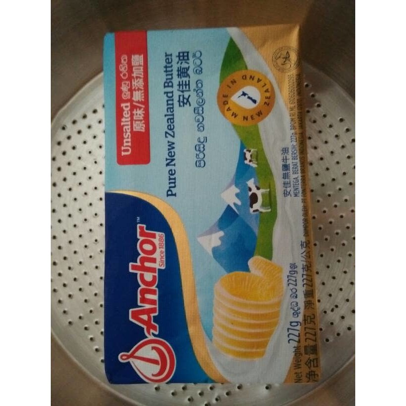 

ANCHOR BUTTER UNSALTED/TAWAR 200GR KOTAK KHUSUS DIAMBIL INSTANT KURIR