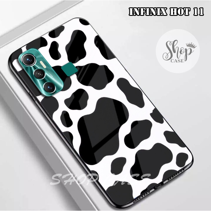 Softcase Glass Infinix Hot 11 - Case Infinix Hot 11 - Kesing Infinix Hot 11 - Casing Infinix Hot 11 