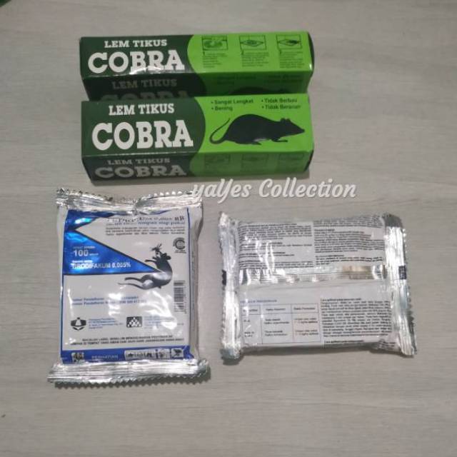 Cobra lem tikus lengket bening tidak berbau no racun perangkap kobra ori original