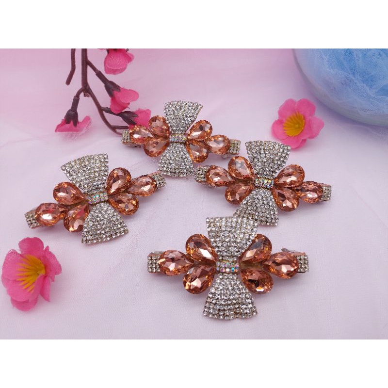 Jepit Rambut Korea Import Pita Sedang Aksesoris Rambut