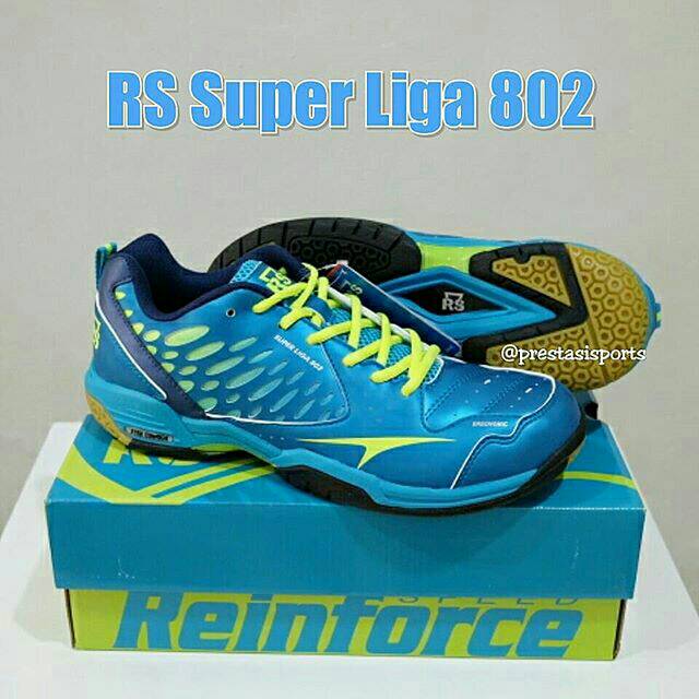 Sepatu badminton/ bulutangkis Reinforce Speed Super Liga 802 original RS