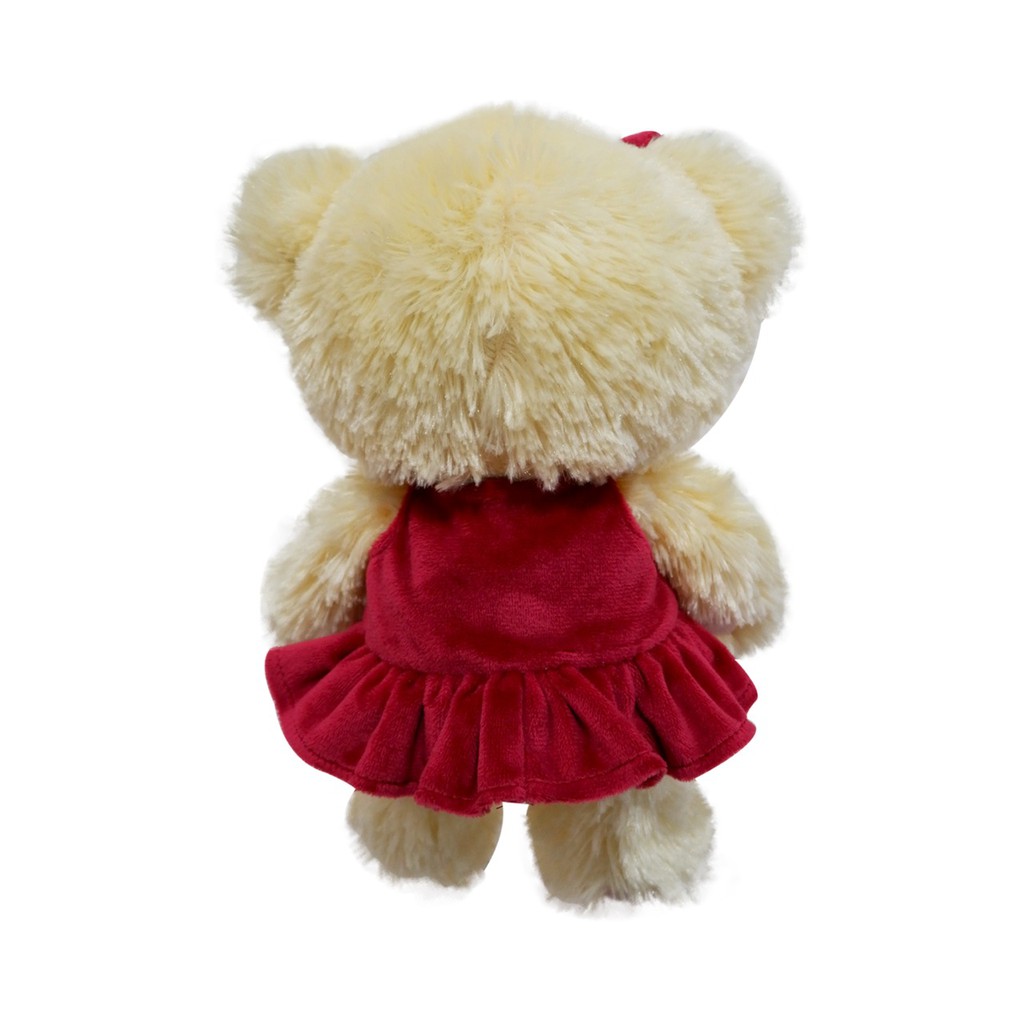 Boneka STD Bonita Teddy Bear Dress pink dan by istana boneka