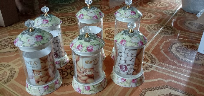 Glass Candy Jar Vicenza B802 / Toples Vicenza B802