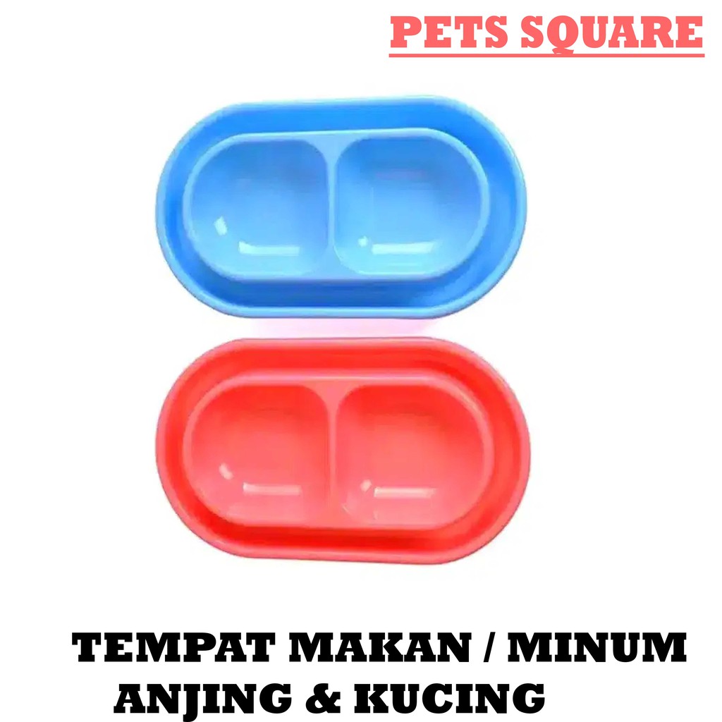 TEMPAT MAKAN ANJING DAN KUCING BOWL DOUBLE ANTI SEMUT