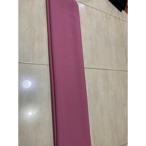 SELENDANG CREEP POLOS || SELENDANG BALI-Pink coral
