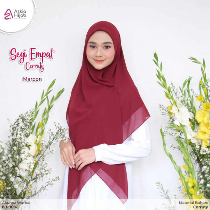 Segi Empat cerutty by azkia hijab size jumbo