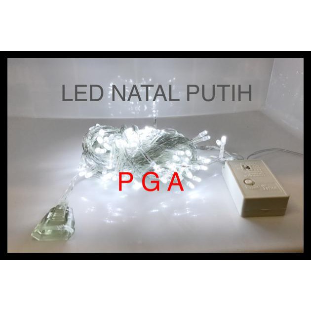 BERGARANSI LAMPU NATAL LED / LAMPU HIAS LED / LAMPU DEKORASI LED PUTIH / 100 LED