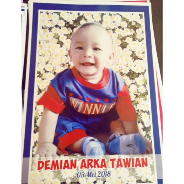 Cetak foto 10R plus laminasi glossy