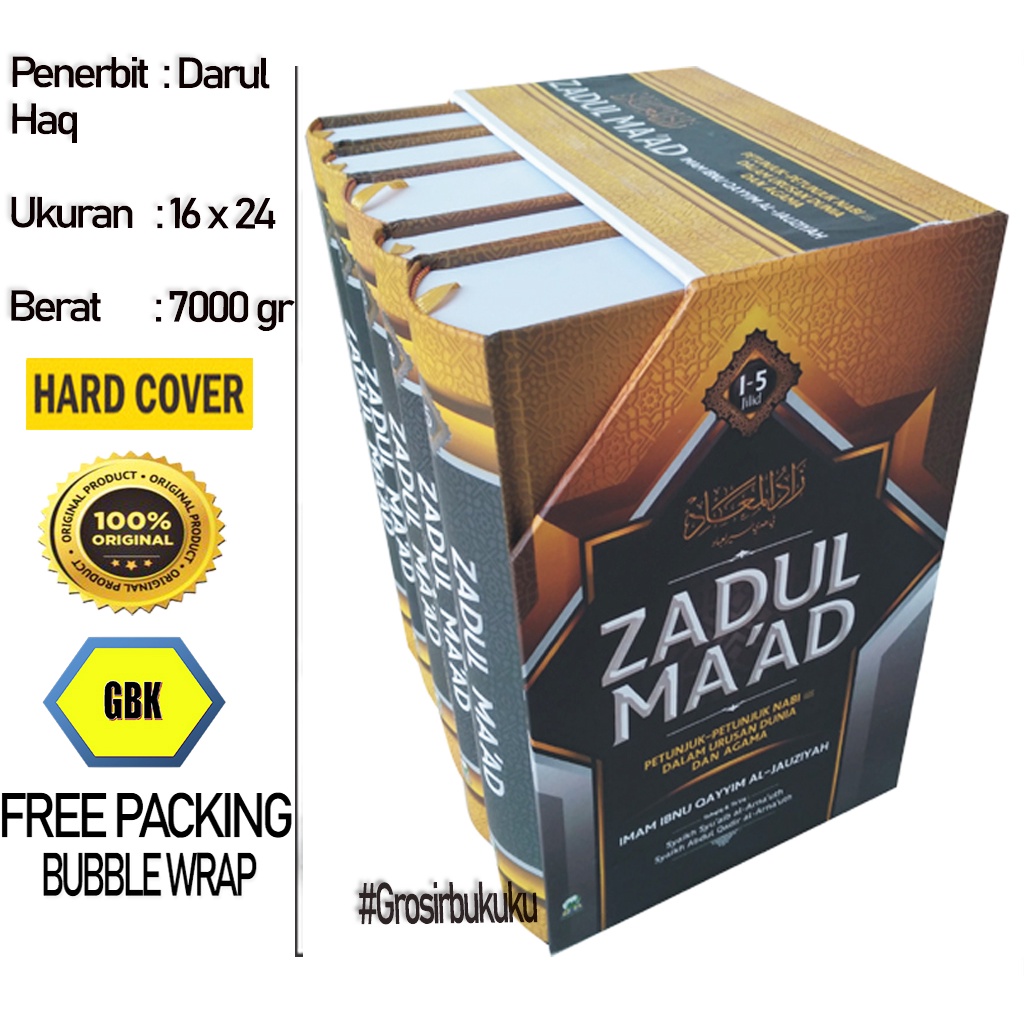 Buku Zadul Ma’ad FullSet (Lengkap) /  Petunjuk-petunjuk Nabi Dalam Urusan Dunia &amp; Agama - Darul Haq