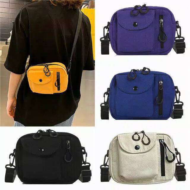 MELVIN TAS SELEMPANG TERMURAH FASHION WANITA slingbag swag Harajaku tas hangout