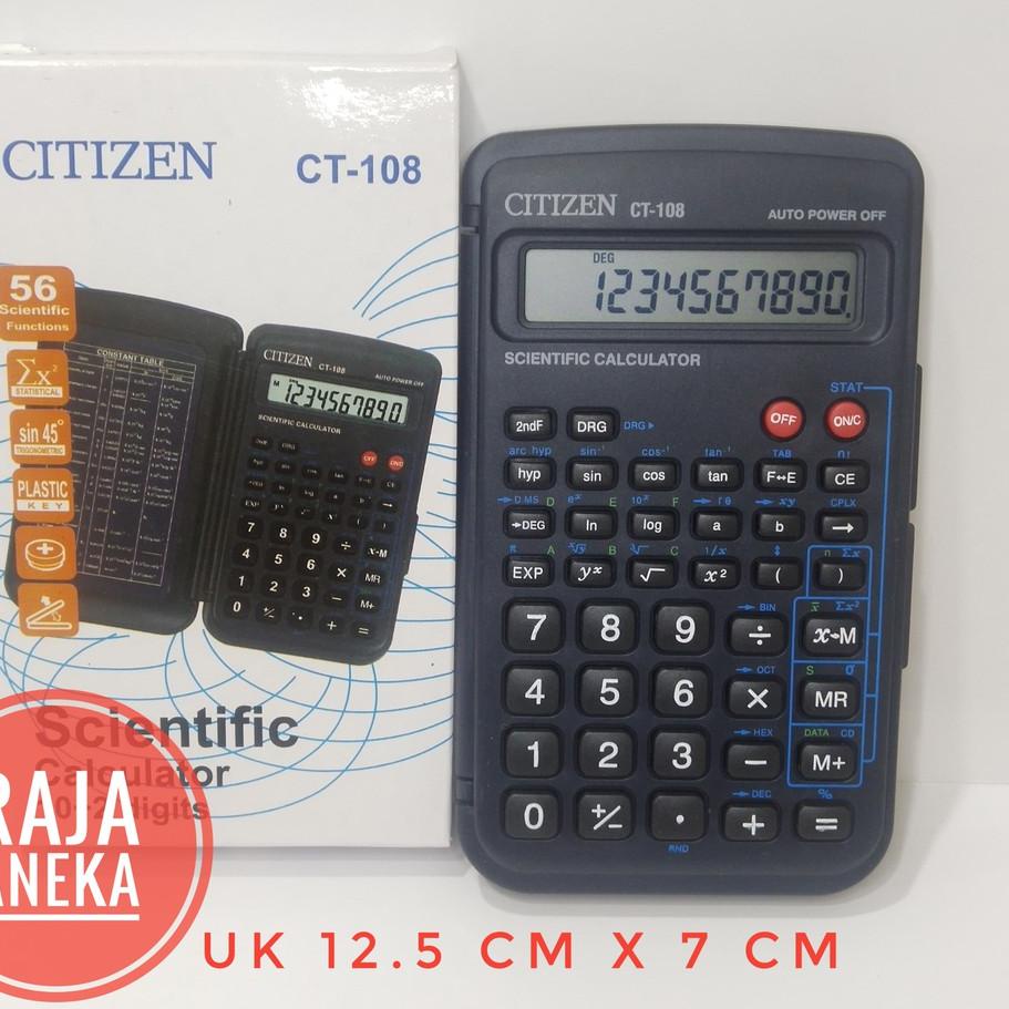 

TERBARU CALCULATOR ILMIAH KARCE CITIZEN CT 108 KC108 CT108 SCIENTIFIC MURAH 108 WARNA