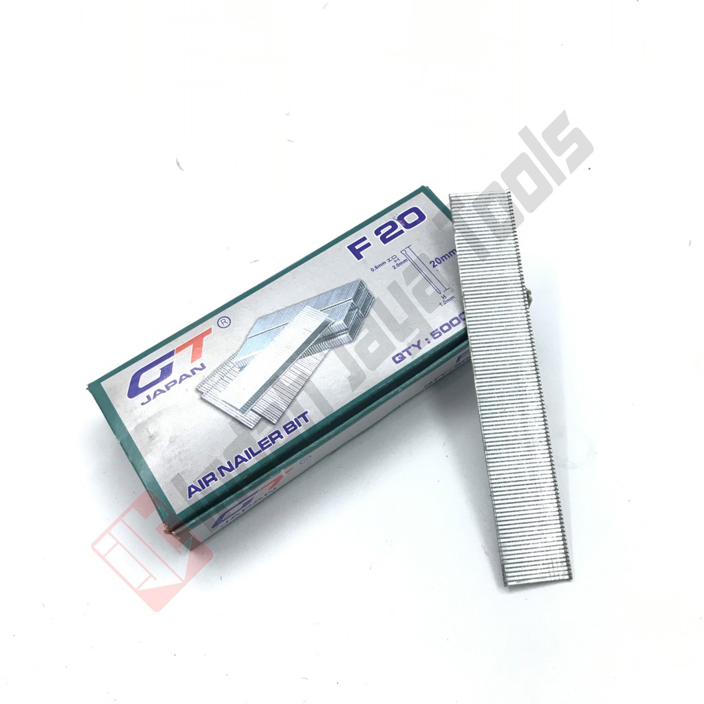 GT JAPAN Isi Paku Tembak F10 F20 F30 - Refill Air Nailer Bit Staples