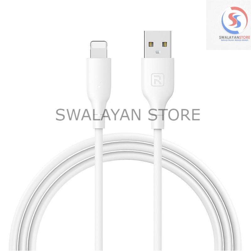 Charger USB Kabel Iphone/Micro/Type-C 2.4A Fast Charging RTC-N08 Putih 100CM RECCI