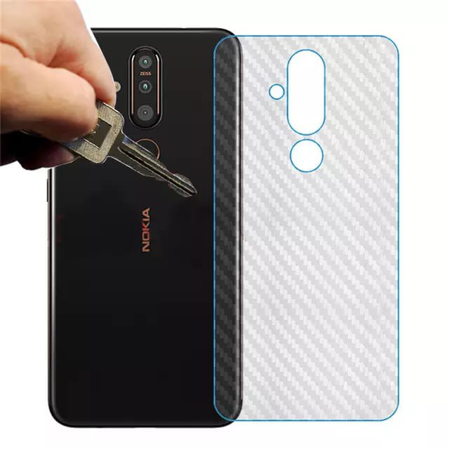 Nokia 4.2 Skin Carbon Garskin Anti Gores Belakang