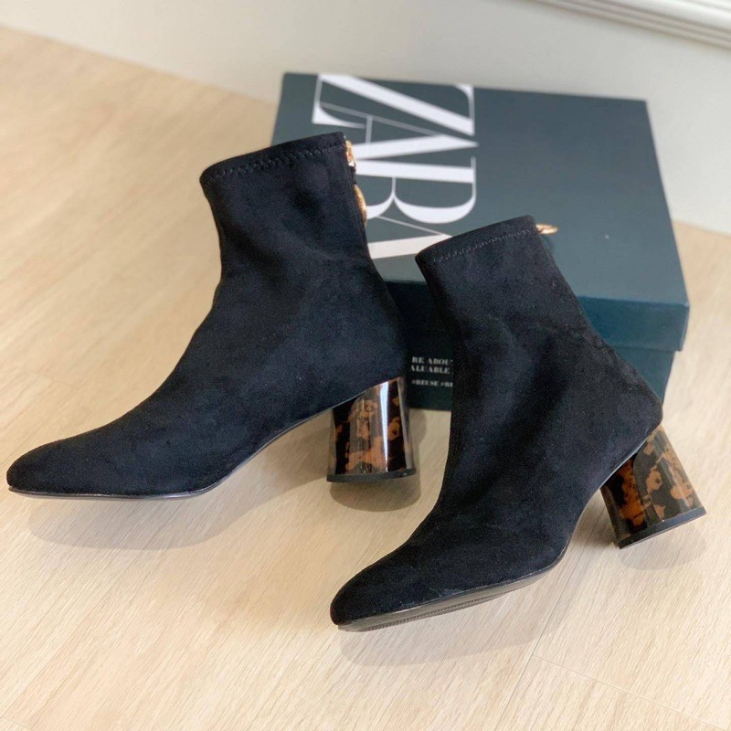 Sepatu Boots Black Zara Shoes 308