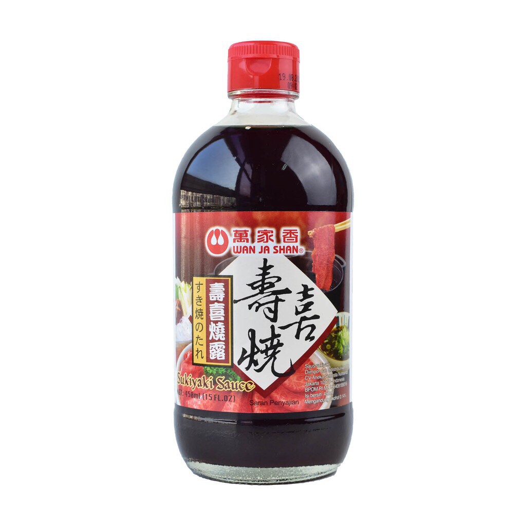 Wan Ja Shan Sukiyaki Sauce / Saus bumbu shabu shabu / hot pot 450ml