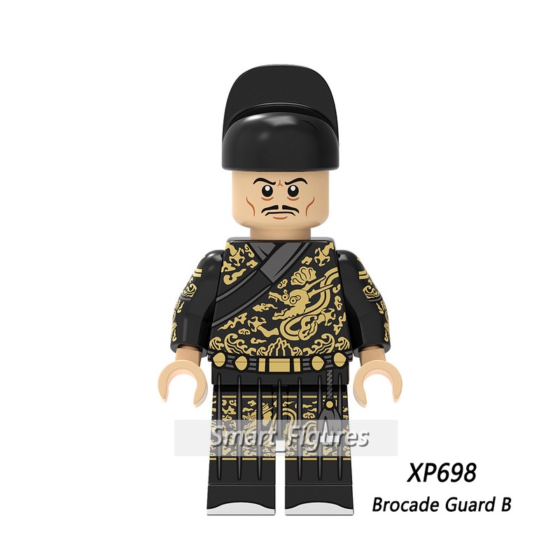 Kt1094 Mainan Action Figure Mini Brokat Guard Civilian Gaya Cina Kuno Untuk Koleksihadiah