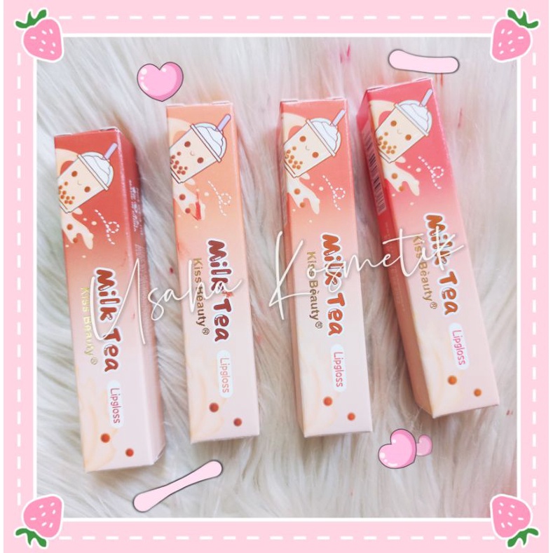 PROMO!! LIPGLOSS KISS BEAUTY MILK TEA BEST SELLER NO. 70252