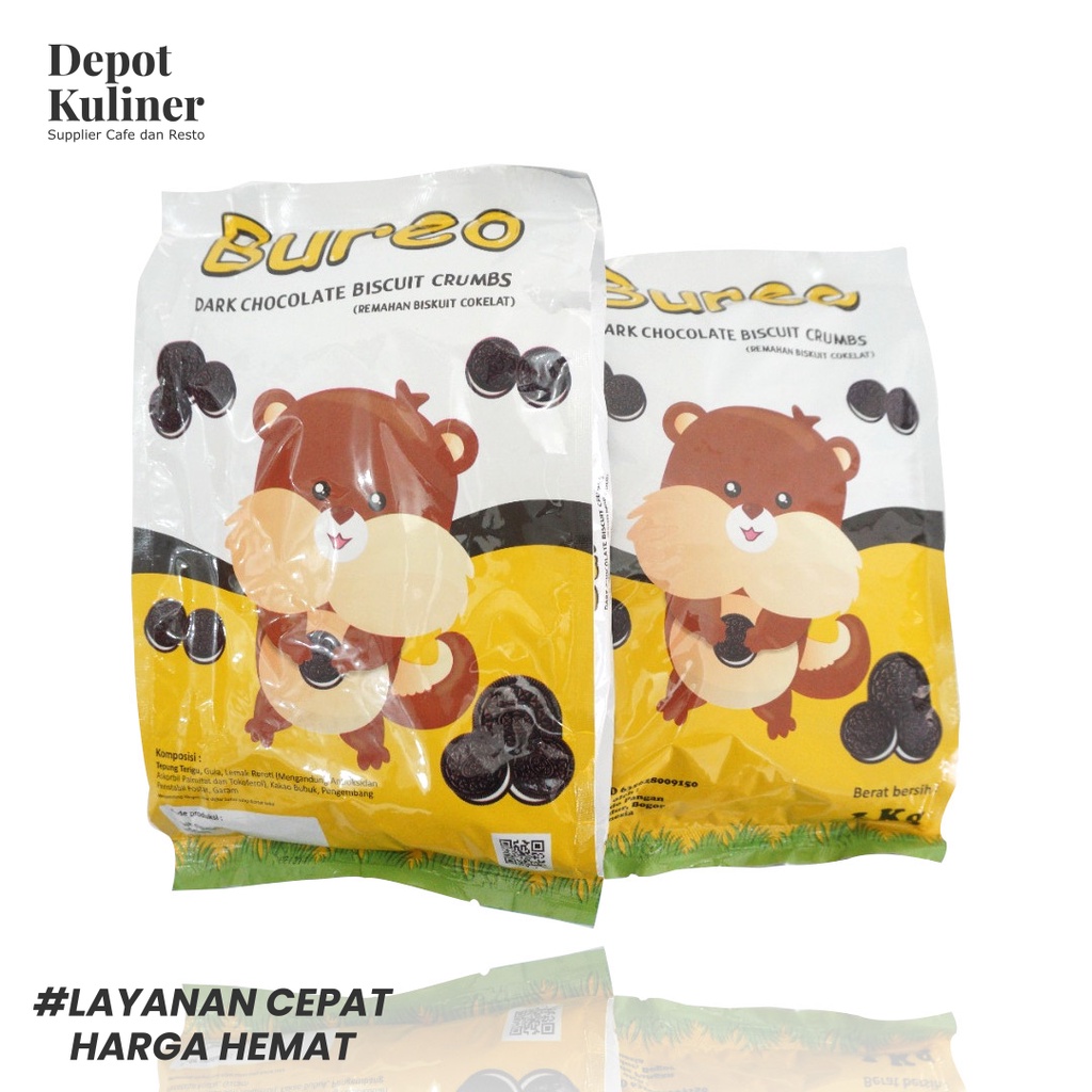 Bureo Dark Chocolate Biscuit Crumbs 1 KG