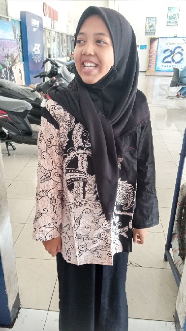 Batik Wanita Asj Sa Hrb026 Kenongo Kemeja Tosca Pendek