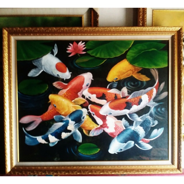 Lukisan ikan mas koi