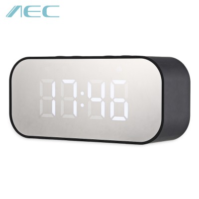 Import Terbaru AEC BT501 Alarm Clock Wireless Bluetooth Speaker LED Display
