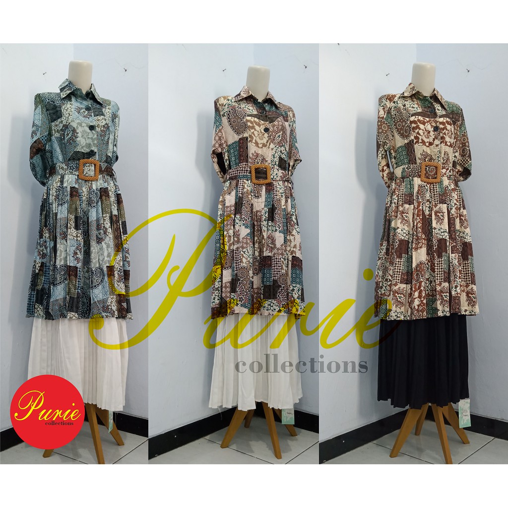 GAMIS MIRANDA BATIK/GAMIS PLISKET BANGKOK / LD 100 PB 135