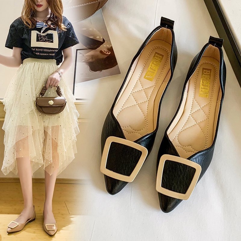 vm965, i sepatu flat wanita import fashion sepatu terkiniian dan terlaris termurah 0210