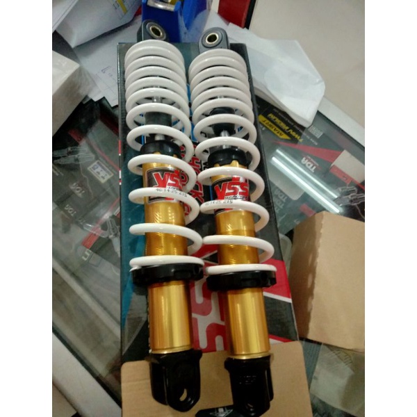 SHOCKBREAKER YSS SHOCK YSS SKOK DTG EVO YAMAHA N-MAX NMAX 335MM GOLD / BLACK WHITE ORIGINAL YSS DTG