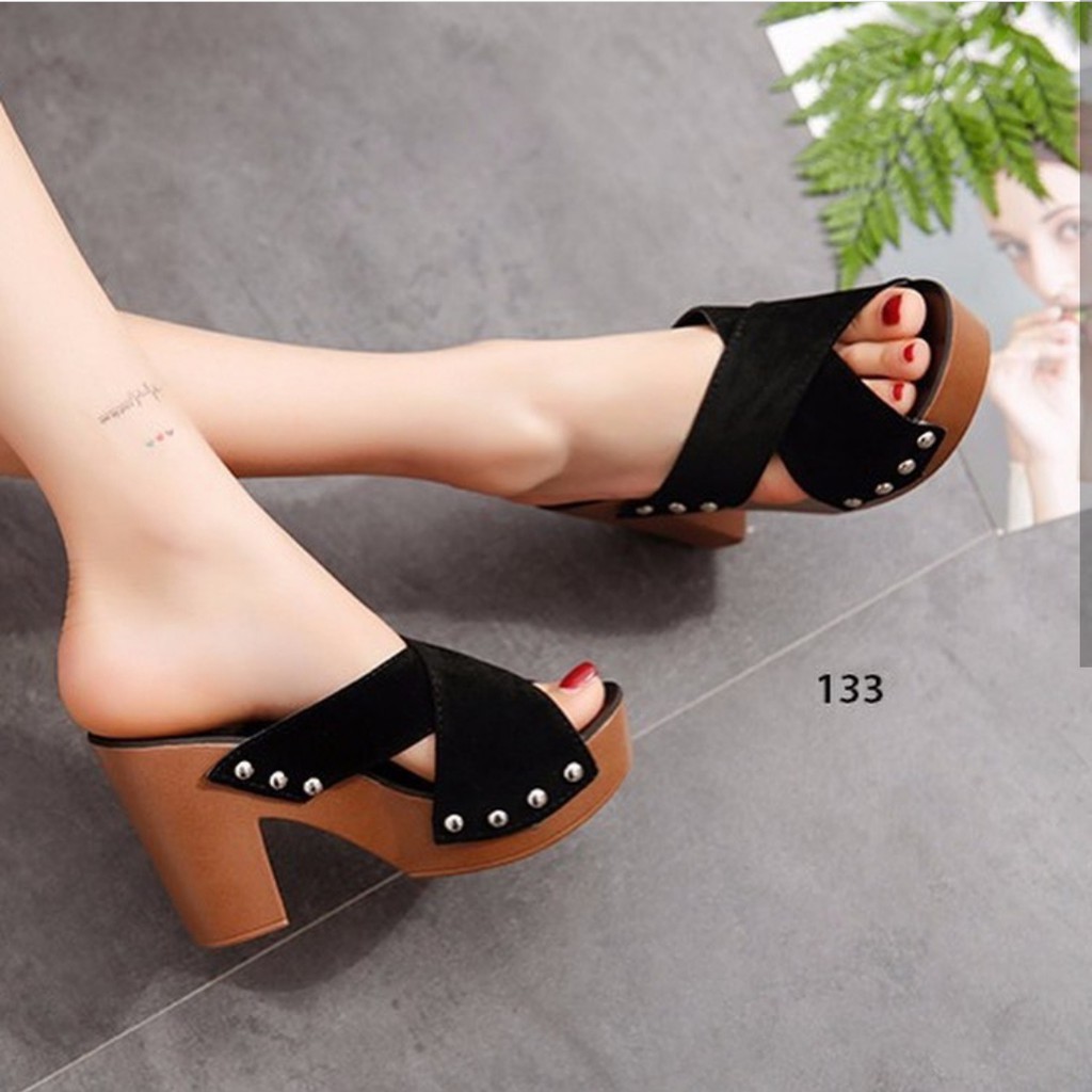 jf32-sandal heel wanita silang