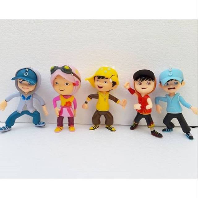 Mainan action figure pajangan boboiboy boboi boy boi air angin galaxy petir gempa gopal fang yaya