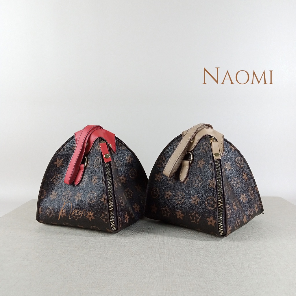 NAOMI - Meisha Bag Fashion Impor - Tas Pyramid Fashion  Bag Wanita - Shoulder Bag - Sling Bag Piramida - Tas Wanita - Tas Naomi - Naomi Bag