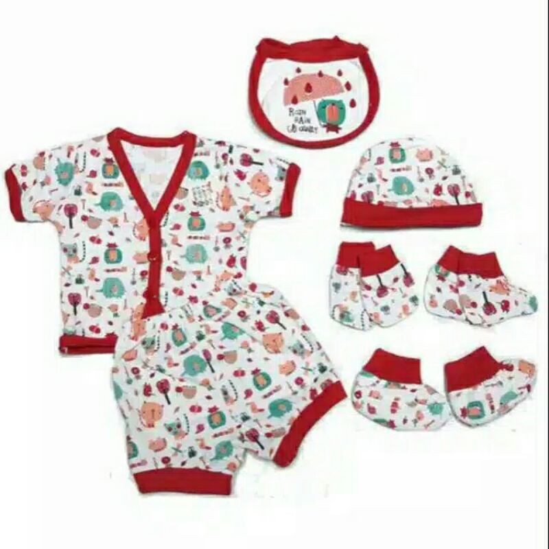 YOBEL SETELAN BAYI SET 5IN1 || SETELAN YOBEL SABLON PENDEK