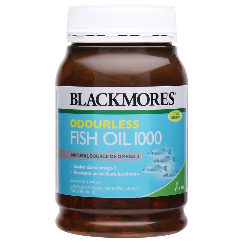 BLACKMORES ODOURLESS FISH OIL ISI 200 CAPS