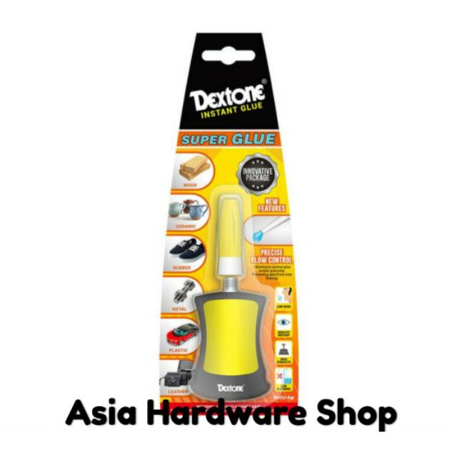 

Lem Dextone Super Glue Instant 4 Gram Lem Serbaguna 4gr DEXTONE
