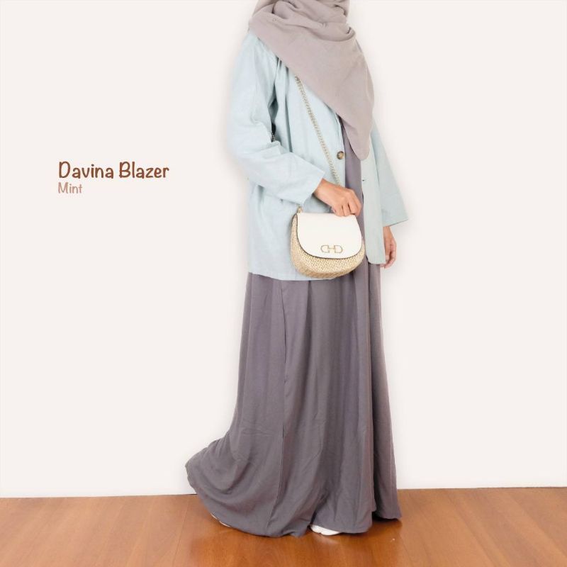 Blazer wanita kekininan -blazer atasan kerja wanita -outer blazer Korea linen -blazer korea -outer b