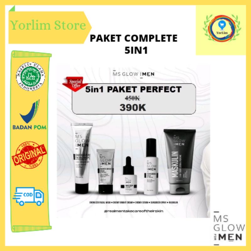 PAKET PERFECT 5IN1 MS GLOW FOR MEN